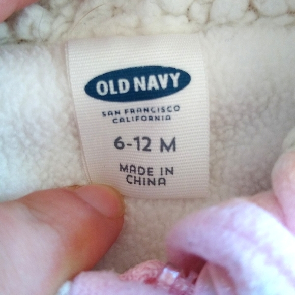 Old Navy fleece hooded jumpsuit - Picture 4 of 7